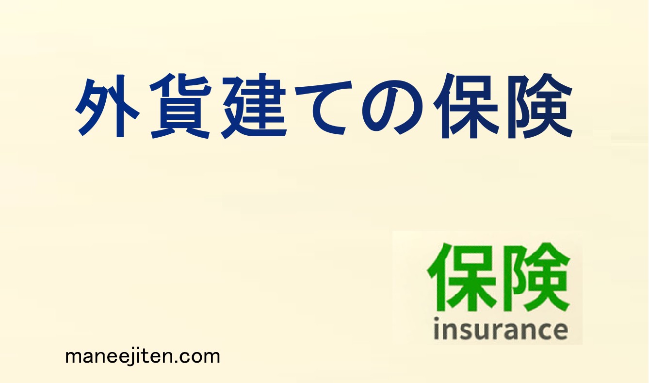 外貨建ての保険とは