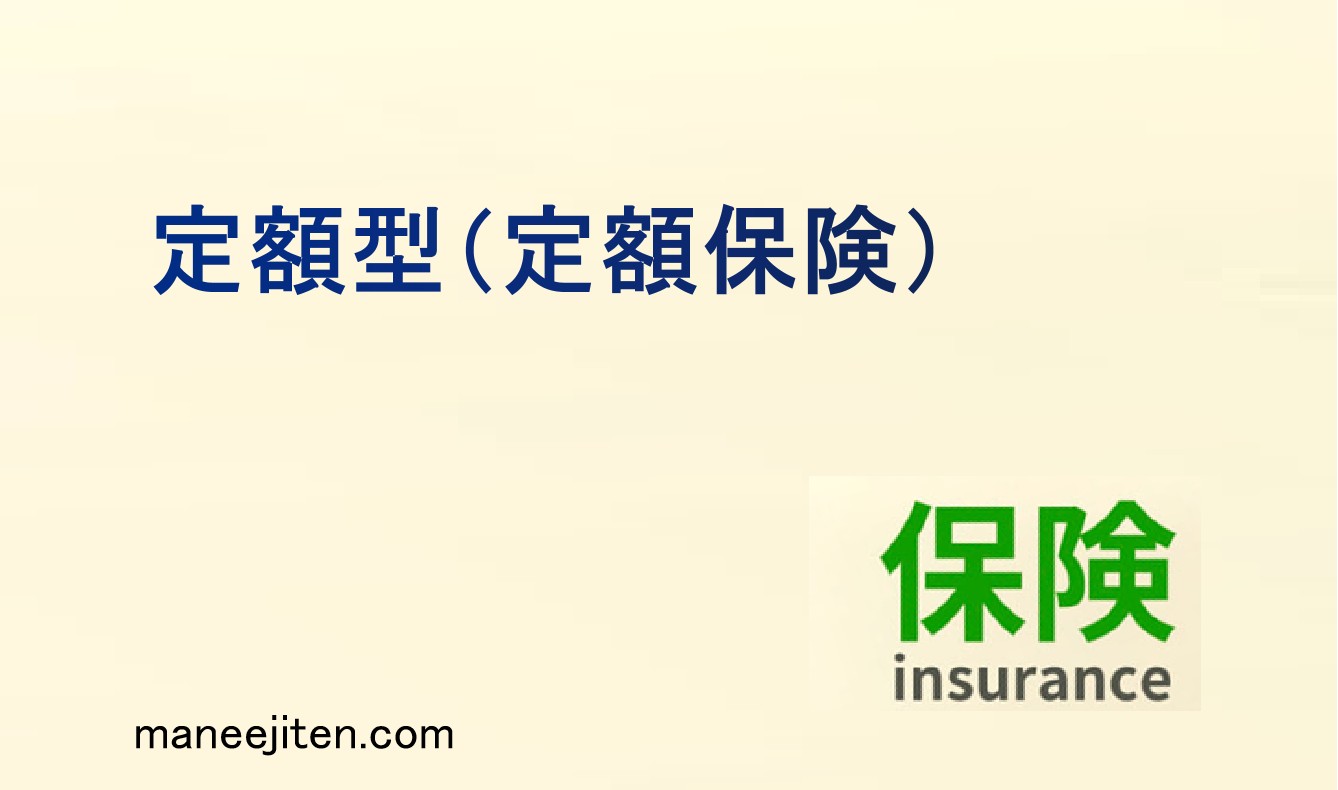 定額型(定額保険)とは