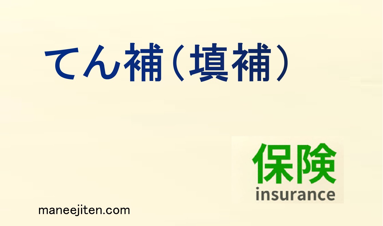 てん補（填補）とは