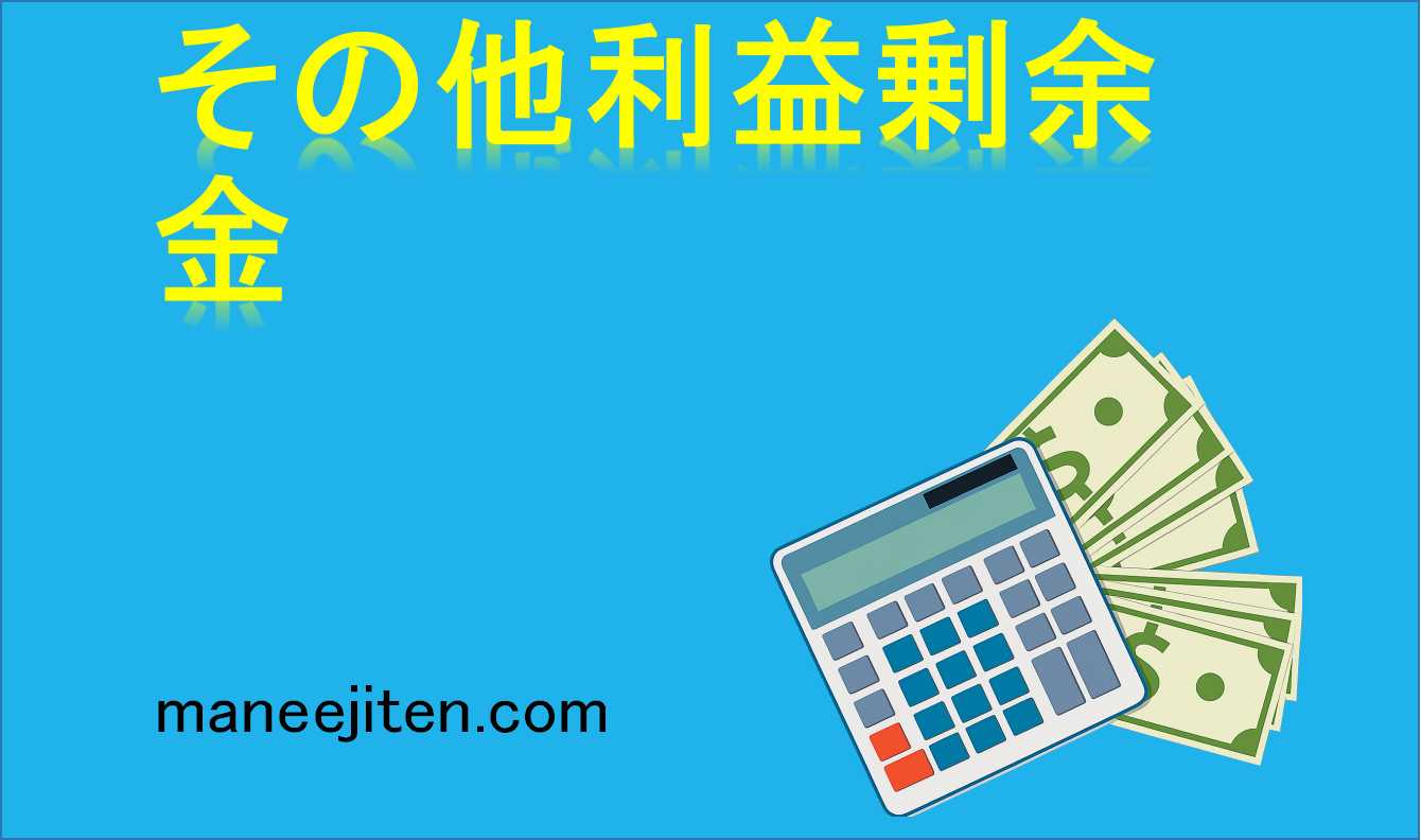その他利益剰余金とは