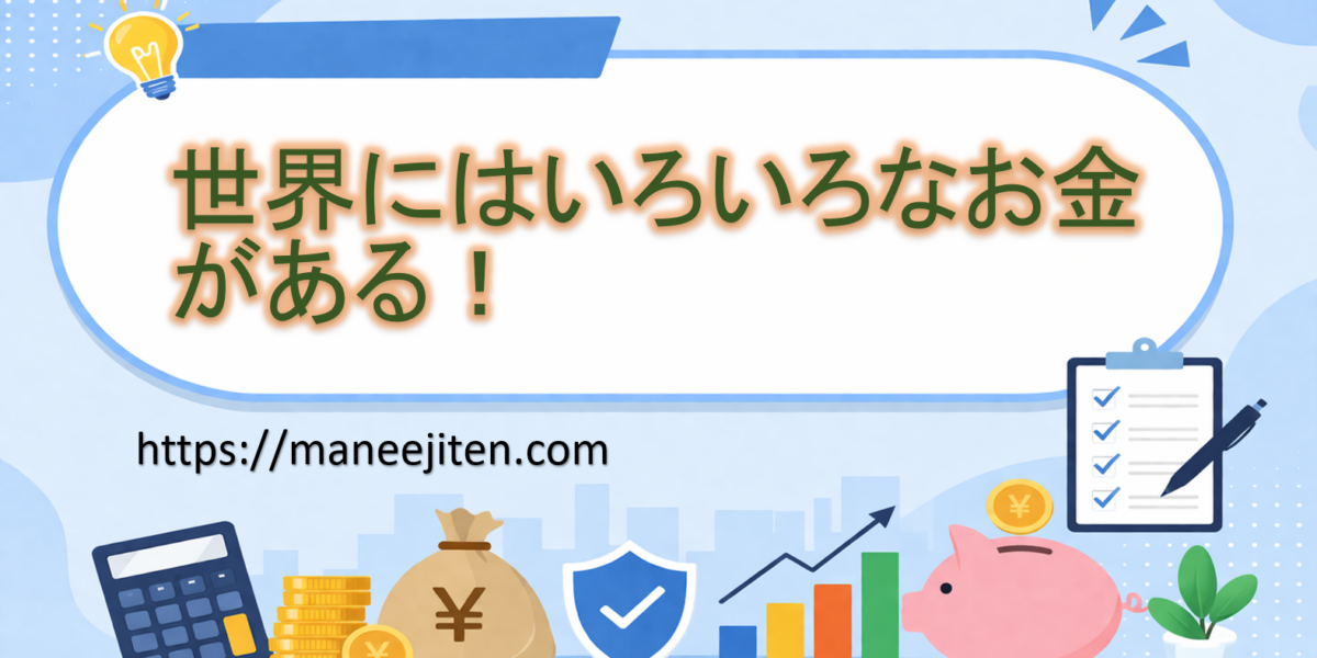 世界にはいろいろなお金がある！